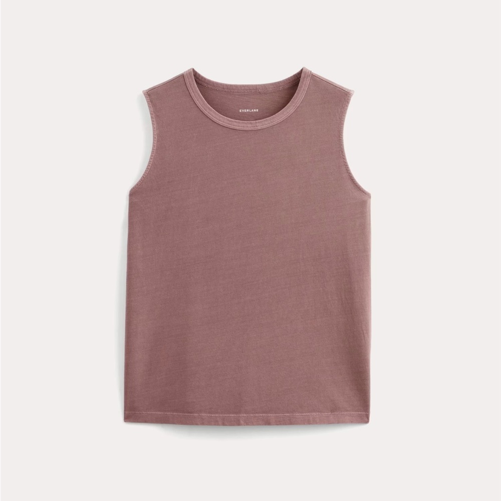 NWT Everlane The Boyfriend Tank in Essential Cotton